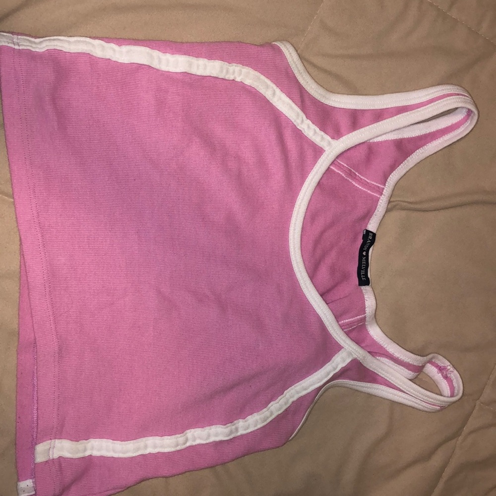 Brandy Melville Pink Crop Top